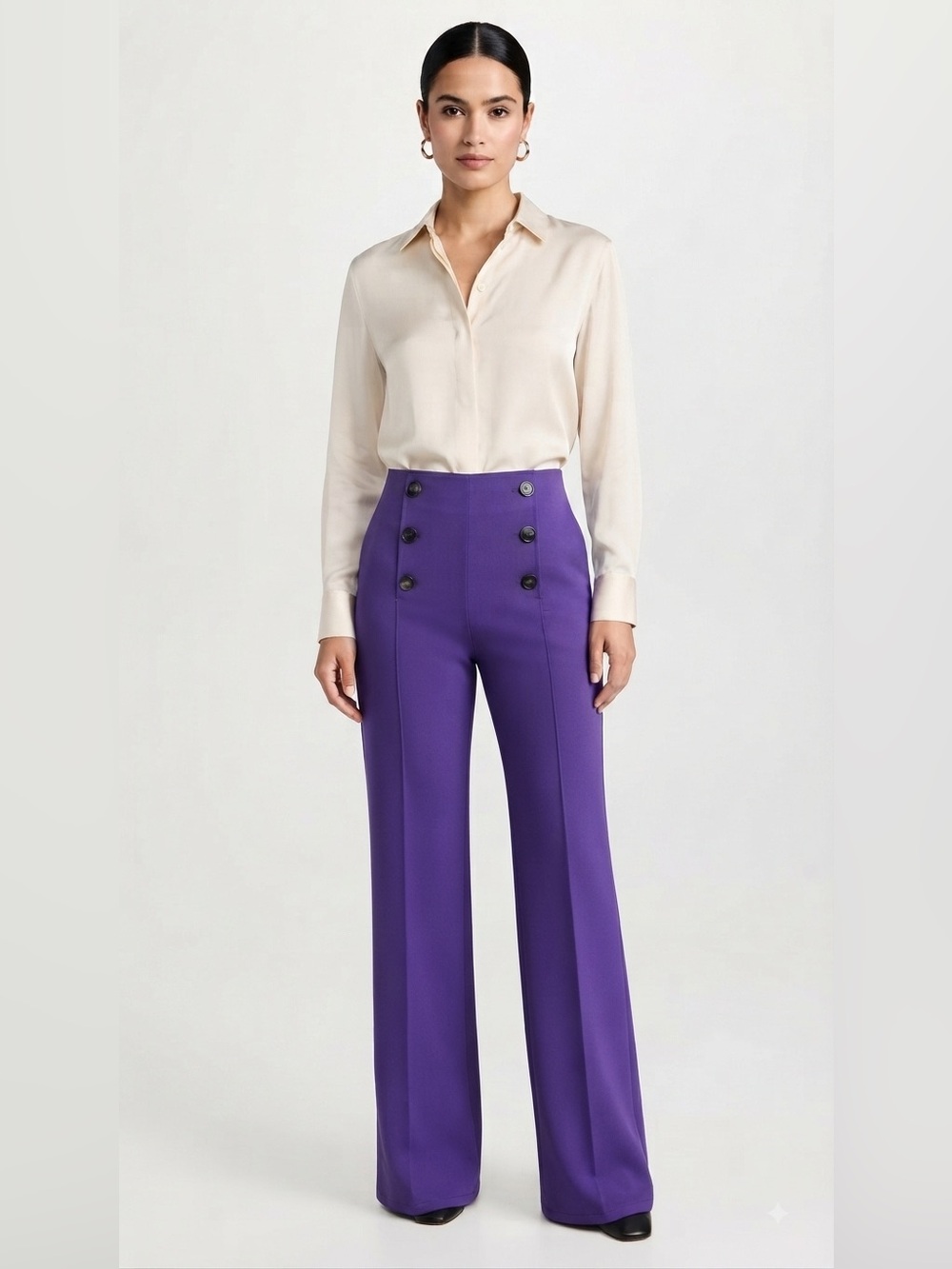NYCC New York Clothing Co. Purple Sailor Pants 10